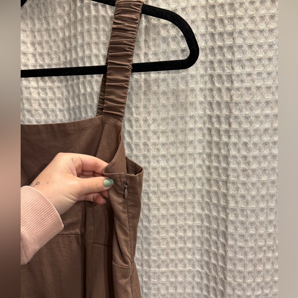 Pact Women's Maxi Dress Brown - Picture 3 of 7